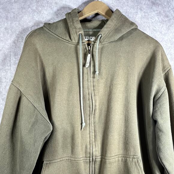 Lakin McKey Hoodie Sweatshirt‎ Mens Size XL Green Full Zip Athleisure Outdoor - Picture 2 of 9
